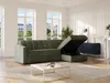Vente-unique - DARIELO Sofa Stoff Grün - B 223 cm152 cm x H 93 cm x L 275 cm Bild 2