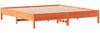 vidaXL Massivholzbett ohne Matratze Wachsbraun 180x200 Kiefernholz 3301703 Bild 5