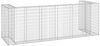 vidaXL Gabionenwand für Mülltonnen Verzinkter Stahl 325x100x110 cm 151301 Bild 5