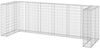 vidaXL Gabionenwand für Mülltonnen Verzinkter Stahl 325x100x110 cm 151301 Bild 2