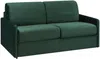 Vente-unique - CALIFE Sofa SamtStoff Grün - B 223 cm94 cm x H 85 cm x L 170 cm Bild 2