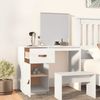 vidaXL Schminktisch Weiß 95x50x134 cm Massivholz Kiefer 820088 Bild 3