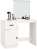 vidaXL Schminktisch Weiß 95x50x134 cm Massivholz Kiefer 820088 Bild 4
