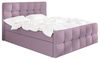 A&J MöbelLand GmbH Boxspringbett BERG mit 2 Bettkästen und Topper. (Boxspringbett mit Bettkasten und gepolstertem Kopfteil. Inclusiv Topper !, TOP ANGEBOT), Länge 216 cm Höhe 106 cm Bild 4