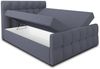 A&J MöbelLand GmbH Boxspringbett BERG mit 2 Bettkästen und Topper. (Boxspringbett mit Bettkasten und gepolstertem Kopfteil. Inclusiv Topper !, TOP ANGEBOT), Länge 216 cm Höhe 106 cm Bild 2