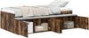 vidaXL Bettrahmen Geräucherte Eiche 90 x 190 cm Holzwerkstoff 3335209 Bild 2
