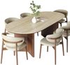 Vintagehaus Esstisch Travertin Keramik Tivoli Mangoholz Esche 180 cm Bild 5