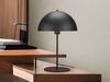 Große LED Tischleuchte aus Metall Schwarz, Lampenschirm innen Gold, Höhe 45cm Bild 5