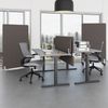 Rheinland Möbel FocusWall STWR1014 – Akustik-Stellwand 1000×1400 mm in Stofffarbe Blizzard inkl. Rollen – Mobile Schreibtisch-Trennwand für Büro & Homeoffice – Schallschutz – Made in Germany Bild 3