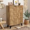 Sideboard, Moderner Schuhschrank mit 5 Fächern – Maße 80,5 x 35 x 109,5 cm, Verstellbare Einlegeböden Bild 3