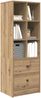 vidaXL Highboard mit Schubladen Artisan-Eiche 45,5 x 34 x 127 cm 869369 Bild 3