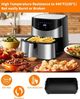 BlingBin Silikonform Ninja Heißluftfritteuse Zubehör für AF500EU / Cosori 10L, (2er Set 2-tlg), Silikonform Airfryer Zubehör für Max Ninja Foodi Flexdrawer 10,4L Bild 2