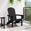 vidaXL Adirondack-Stuhl Schwarz 82 x 74 x 92 cm HDPE 42006623 Bild 3