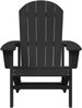vidaXL Adirondack-Stuhl Schwarz 82 x 74 x 92 cm HDPE 42006623 Bild 4