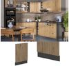 Frontblende R-Line Artisan-Eiche 45 cm ohne Arbeitsplatte Vicco Bild 2