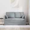 vidaXL Sofa Hellgrau 139 x 78 x 80 cm Stoff 42024355 Bild 3
