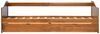 vidaXL Auszieh-Bettgestell, Kiefernholz, honigbraun, 90×200 cm Bild 4