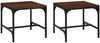 vidaXL Beistelltische 2 Stk. Braun Eiche 40x40x35 cm Holzwerkstoff 819411 Bild 2
