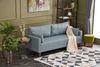 3-Sitzer-Sofa, 'Bella', 85 x 81 x 208, Blau Bild 2