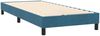 vidaXL Boxspringbett mit Matratze Dunkelblau 80x220 cm Samt 3317383 Bild 5