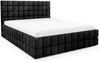 MEBLINI Polsterbett 160x200 mit Lattenrost mit Matratze – ANDREA – Schwarz Boucle – Doppelbett mit Bettkasten - Stauraumbett - Kopfteil Bett mit Stauraum Bild 2
