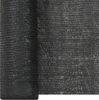 Zaunblende, Schattiergewebe, Sichtschutz Schwarz 2x10 m HDPE 195 g/m² Bild 3