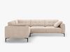 Micadoni Ecksofa Bemy 4-Sitzer Links Strukturierter Stoff Sand Bild 2