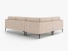 Micadoni Ecksofa Bemy 4-Sitzer Links Strukturierter Stoff Sand Bild 3