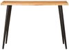 vidaXL Esstische Braun und Schwarz 110 x 55 x 78 cm Massivholz Mango 4104611 Bild 5