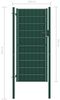 vidaXL Gartentor aus PVC und Stahl 100 x 164 cm Grün 145230 Bild 4