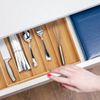 Relaxdays Ausziehbarer Besteckkasten aus Bambus Bild 4