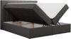 Boxspringbett - Polsterbett mit LED Kopfteil - GOLD-5 - 180x200cm - Dunkelgrau Kunstleder - H4 Bild 4