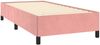 vidaXL Boxspringbett mit Matratze Rosa 80x200 cm Samt 3132770 Bild 4