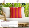 Bilderdepot24 Dekokissen drinnen Kissenhülle/ Sofakissen/ Zierkissen pink Muster Pop Art, Bezug mit / ohne Füllung Zierkissen Outdoor Sofa Bett Bild 4