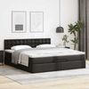 vidaXL Ottoman-Bett mit Matratzen & LEDs Schwarz 160x200 cm Kunstleder 3312162 Bild 4