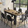 CaliCosy 'MANCHESTER' Rechteckiger, ausziehbarer Esstisch - 8 pers. - Dunkles Holz Bild 3