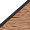 vidaXL zaunset 95 x 180 cm WPC und Aluminium Braun 42039061 Bild 5