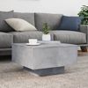 Couchtisch, Sofatisch Betongrau 55x55x31 cm Holzwerkstoff Bild 3