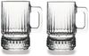 Pasabahce Elysia 2er-Gläser Set mit Henkel Teeglas Kaffeeglas 310 ml Transparent Bild 3