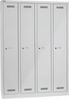 Bisley MonoBloc™ Garderobenschrank, 4 Abteile, je 1 Fach, Farbe lichtgrau Bild 2