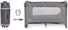 Cangaroo Reisebett Skyglow Laufstall 2 Räder mit Bremsen Matratze Seiteneingang grau Bild 4
