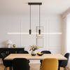 LED Pendelleuchte, Alu, Schwarz, Neutralweiß, H 115 cm Bild 3