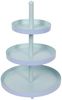 Hit Etagere, 3er, Metall Pastellblau, Ø25x35 cm Bild 2