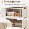 213L Aufbewahrungsboxen mit Deckel Stapelbare Aufbewahrungsbehälter mit Rollen & Türen Bild 5