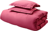 Bettwäsche-Set PARKROSE Baumwollsatin 150 x 200 cm Burgunderrot Bild 5