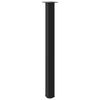 vidaXL Bartischbeine 4 Stk. Schwarz 110-112 cm Stahl 4012480 Bild 4