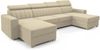 Ecksofa Avanti mit Schlaffunktion 325x170 cm Bettzeugablage Wohnzimmersofa, Couch, Soffa, Bettsofa, Sofa U Form- Monolith 04 Bild 2