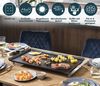 XXL Teppanyaki große Grillplatte 36x60cm, 6-8 Personen & Teppangabeln - 2500Watt Bild 3