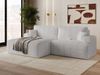 GRAINGOLD Ecksofa Serene L, Sofa mit Schlaffunktion L-Form, Bettkasten, Cord-Stoff, Grau, Link Bild 3