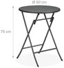 Runder Gartentisch in Rattan-Optik Bild 4